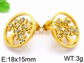 SS Gold-Plating Earring