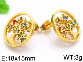 SS Gold-Plating Earring
