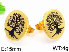 SS Gold-Plating Earring