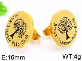 SS Gold-Plating Earring
