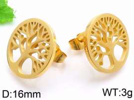 SS Gold-Plating Earring