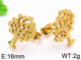 SS Gold-Plating Earring