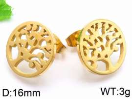SS Gold-Plating Earring