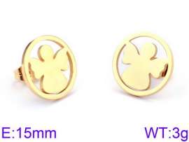 SS Gold-Plating Earring