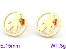 SS Gold-Plating Earring