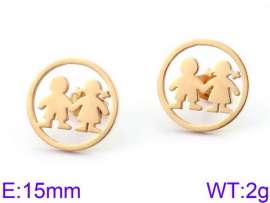 SS Gold-Plating Earring
