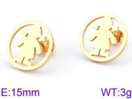 SS Gold-Plating Earring