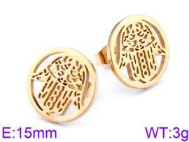 SS Gold-Plating Earring