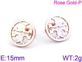 SS Rose Gold-Plating Earring