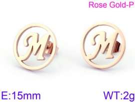 SS Rose Gold-Plating Earring