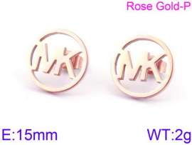 SS Rose Gold-Plating Earring