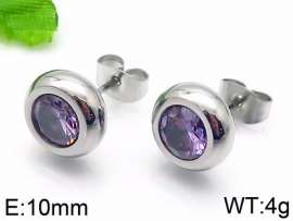 Stainless Steel Stone&Crystal Earring