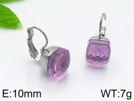 Stainless Steel Stone&Crystal Earring