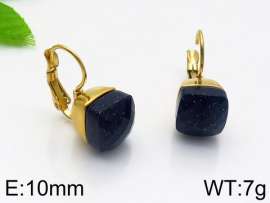 Stainless Steel Stone&Crystal Earring