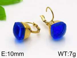 Stainless Steel Stone&Crystal Earring