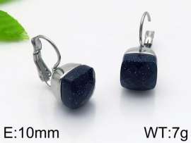 Stainless Steel Stone&Crystal Earring