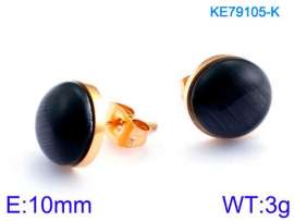 Stainless Steel Stone&Crystal Earring