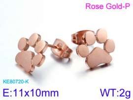 SS Rose Gold-Plating Earring