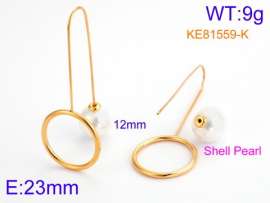 SS Gold-Plating Earring