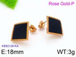SS Rose Gold-Plating Earring
