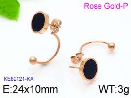 SS Rose Gold-Plating Earring