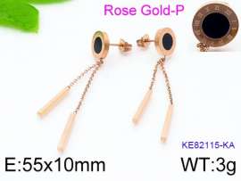 SS Rose Gold-Plating Earring