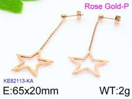 SS Rose Gold-Plating Earring