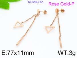 SS Rose Gold-Plating Earring