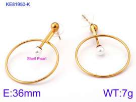 SS Gold-Plating Earring