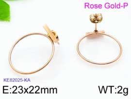 SS Rose Gold-Plating Earring