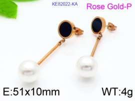 SS Rose Gold-Plating Earring