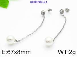 Stainless Steel Stone&Crystal Earring