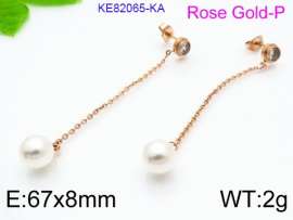 Stainless Steel Stone&Crystal Earring