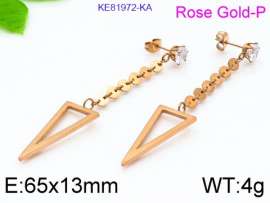 Stainless Steel Stone&Crystal Earring