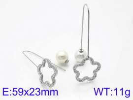 Stainless Steel Stone&Crystal Earring