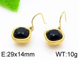 Stainless Steel Stone&Crystal Earring
