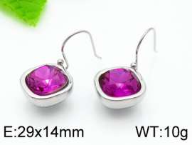 Stainless Steel Stone&Crystal Earring