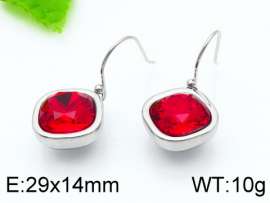 Stainless Steel Stone&Crystal Earring