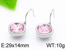 Stainless Steel Stone&Crystal Earring