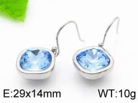 Stainless Steel Stone&Crystal Earring