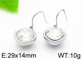 Stainless Steel Stone&Crystal Earring