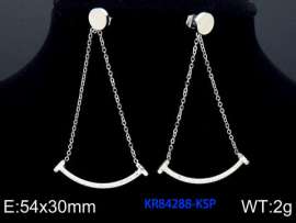 Stainless Steel Stone&Crystal Earring