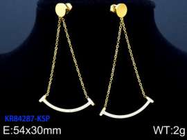 Stainless Steel Stone&Crystal Earring