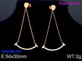 Stainless Steel Stone&Crystal Earring