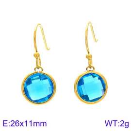 Stainless Steel Stone&Crystal Earring