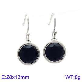Stainless Steel Stone&Crystal Earring