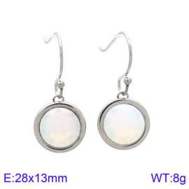 Stainless Steel Stone&Crystal Earring