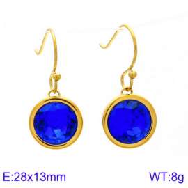Stainless Steel Stone&Crystal Earring