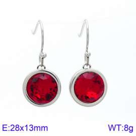 Stainless Steel Stone&Crystal Earring