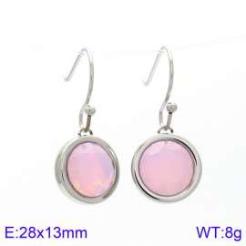 Stainless Steel Stone&Crystal Earring